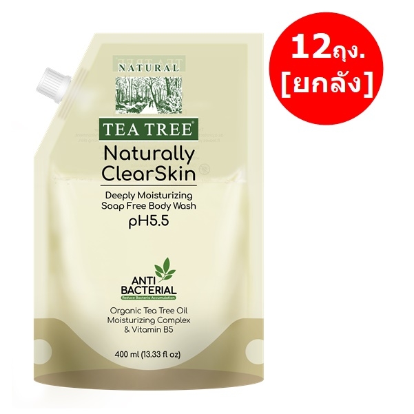 TeaTreeNaturallyClearSkinDeeplyMoisturizingBodyWash400mlRefil3x12jpg