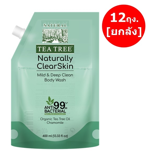 TeaTreeNaturallyClearSkinMildDeepClean400mlRefilx12jpg