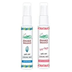 Snake Brand Cooling Mist Reflashingx1+Soft & Smooth 30ml.