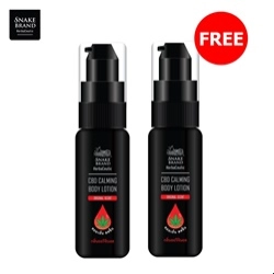 [1Free1]Snake brand HerbaCeutic Calming Body Lotion Original Scent 20 ml.